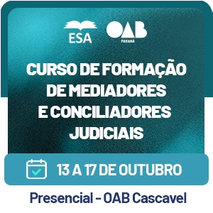 5456 Formação de Conciliadores e Mediadores Judiciais – Etapa Teórica