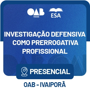 5493 Investigação Defensiva como prerrogativa profissional