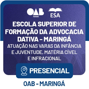 5549 Escola Superior de Formação da Advocacia Dativa - Atuação nas Varas da Infância e Juventude, matéria cível e infracional