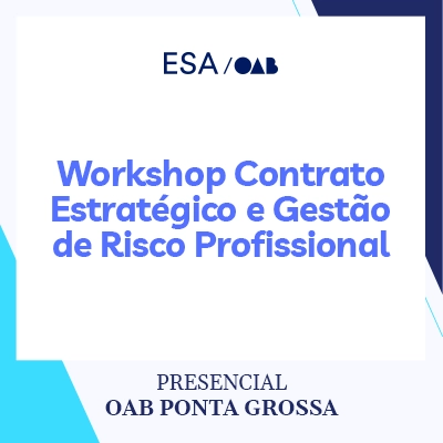 5881 Workshop Contrato Estratégico e Gestão de Risco Profissional