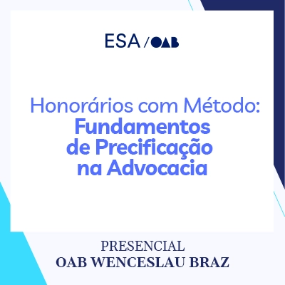 5892 - Honorários com Método: Fundamentos de Precificação na Advocacia