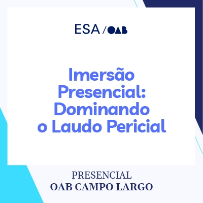 5926 Imersão Presencial: Dominando o Laudo Pericial