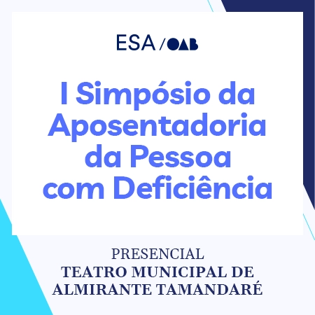 5934 I Simpósio da Aposentadoria da Pessoa com Deficiência