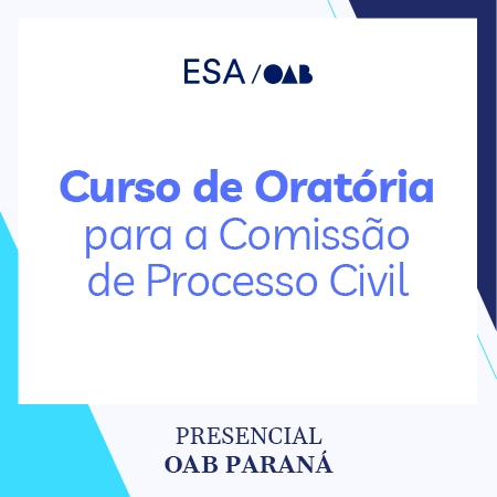 5943 Curso de Oratória Para a Comissão de Processo Civil