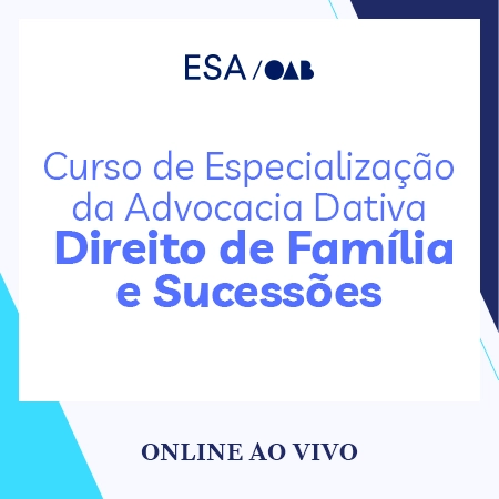 5972 Curso de Especialização da Advocacia Dativa - Direito de Família e Sucessões