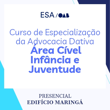  5977 Advocacia Dativa – Área Cível – Módulos Obrigatórios – Formação Básica em Infância e Juventude