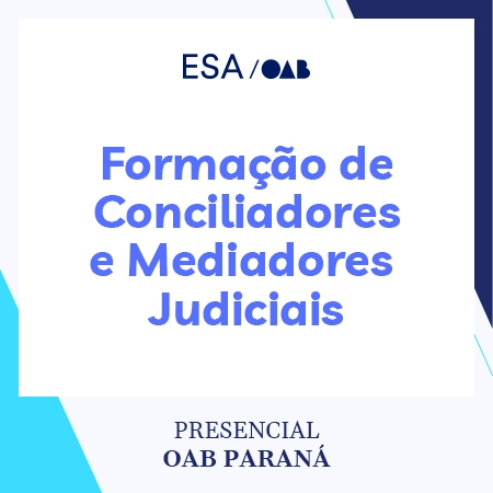 6013 Formação de Conciliadores e Mediadores Judiciais – Etapa Teórica
