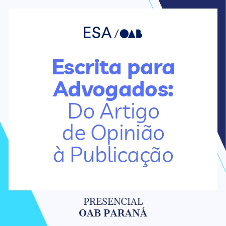 6025 Escrita para Advogados: do artigo de opinião à publicação