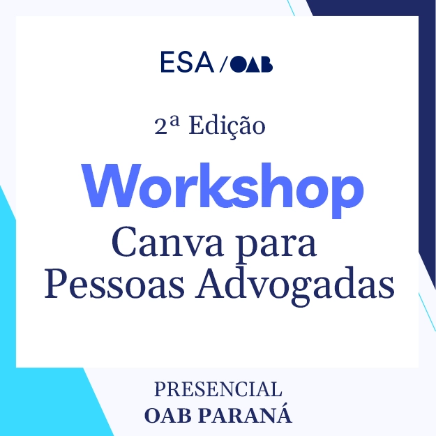 6033 Workshop Canva para Pessoas Advogadas – 2.ª Edição