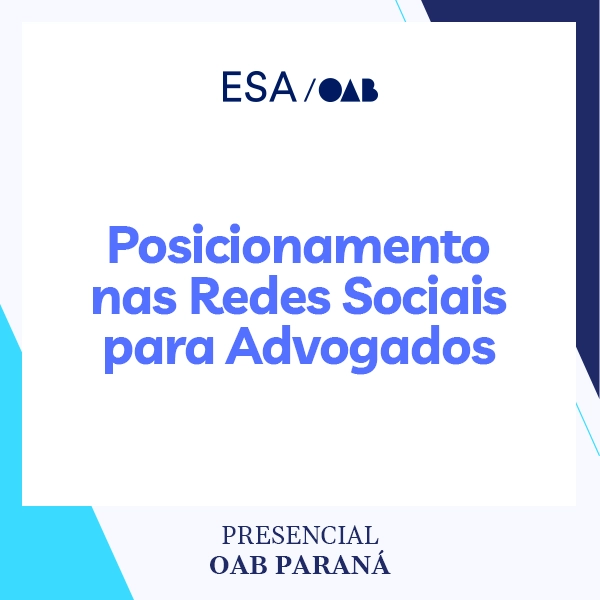 6176 Posicionamento nas Redes Sociais para Advogados