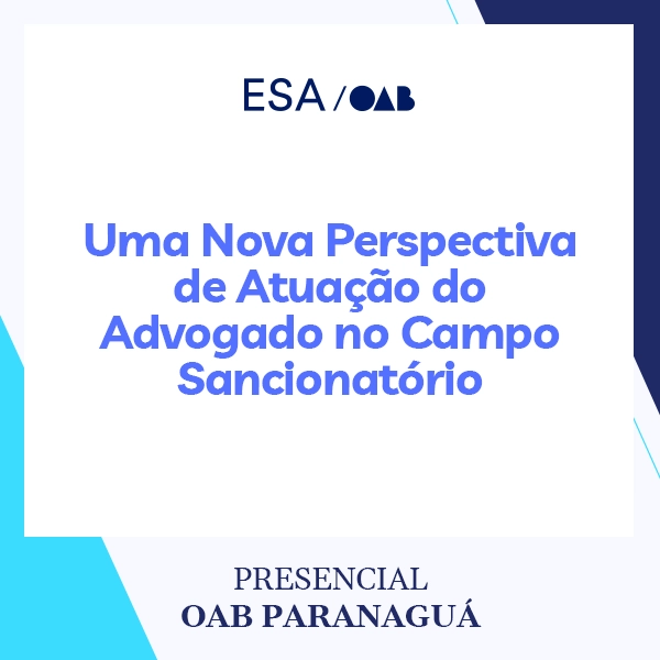6194 Uma Nova Perspectiva de Atuação do Advogado no Campo Sancionatório