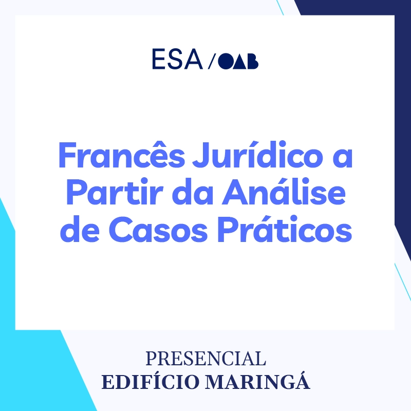 6205 Francês Jurídico a Partir da Análise de Casos Práticos