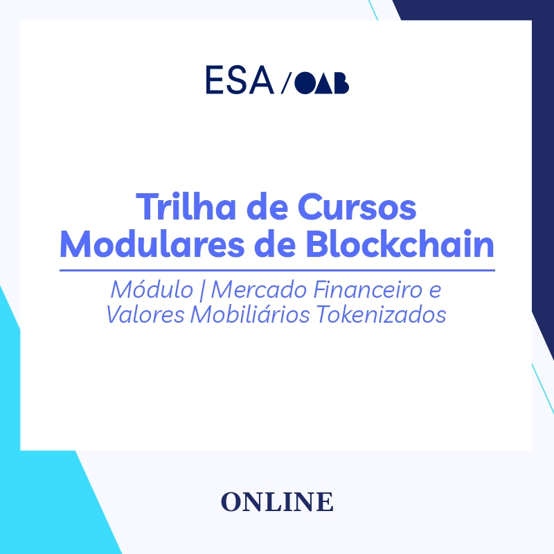 6224 Trilha de cursos modulares de Blockchain - Mercado Financeiro e Valores Mobiliários Tokenizados